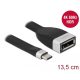 Delock FPC lapos csík kábel USB Type-C  - DisplayPort (DP Alt Mode) 4K 60 Hz 13,5 cm