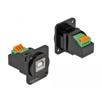   Delock D-típusú Modul USB 2.0 B-típusú hüvely anya sorkapocs modul (86733)