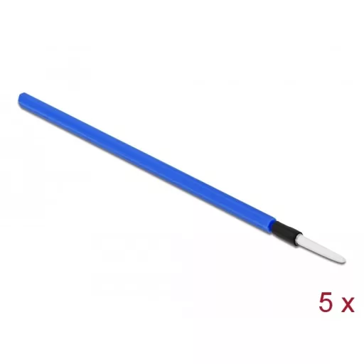 Delock 5 db. tisztító pálca 1,25 mm vaskarikával (ferrule) ellátott üvegszálas csatlakozókhoz (86780)