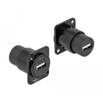   Delock D-típusú Modul USB 2.0 A-típusú hüvely - hüvely (86784)