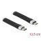 Delock USB 2.0 FPC lapos csík kábel USB Type-C  - USB Micro-B-típusú 13,5 cm PD 3 A (86793)