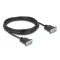 Delock D-Sub9-es, RS-232 soros kábel, anya-anya, 5 m (86826)