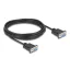Delock D-Sub9-es, RS-232 soros kábel, anya-anya, 5 m (86826)