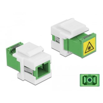   Delock Keystone modul SC Simplex aljzat - SC Simplex aljzat, lézeres védelemmel (86831)