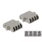 Delock LC optikai szálas csatlakozó Quad anya - LC Quad anya, egymódosú fém (86875)