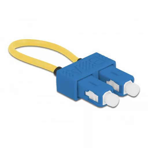 Delock Optikai szálas hurok adapter SC / UPC szimpla mód kék (86920)