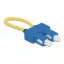 Delock Optikai szálas hurok adapter SC / UPC szimpla mód kék (86920)