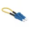 Delock Optikai szálas hurok adapter LC / UPC szimpla mód kék (86924)