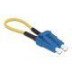 Delock Optikai szálas hurok adapter LC / UPC szimpla mód kék (86924)