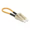 Delock Optikai szálas hurok adapter LC / OM1 Többszörös bézs (86925)