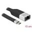 Delock FPC lapos csík kábel USB Type-C  - Gigabit LAN 10/100/1000 Mbps 15 cm (86936)