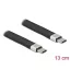 Delock USB 3.2 Gen 2 FPC lapos csík kábel USB Type-C  - USB Type-C  13 cm PD 5 A E-Marker (86939)