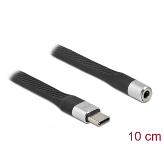   Delock FPC lapos csík kábel USB Type-C  - Sztereó jack aljzat hüvely 10 cm (86942)