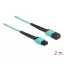 Delock Optikai szálkábel MPO anya - MPO anya12 szál, poláris B, multi módú OM4, 50/125  m, 2 m hossz (86957)