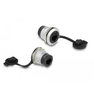   Delock RJ45 Cat.6A beépített csatlakozó porvédelmet biztosító fedéllel (86968)