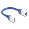 Delock Keystone modul USB kábel 5 Gbps A-típusú USB anya   B-típusú USB anya 20 cm, kék (86970)