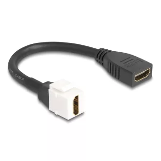   Delock Keystone modul HDMI kábel anya - anya 8K 60 Hz 20 cm, fekete (86973)