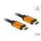 Delock Nagysebességű HDMI-kábel 48 Gbps 8K 60 Hz 3 m (86987)