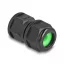 Delock RJ45 átfűzős coupler/toldó IP67 kapcsolattal, por- és vízhatlan, fekete (86995)