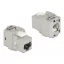 Delock Eszközmentes, 180 -os, fém Keystone modul RJ45 anya - LSA Cat.6A (87036)