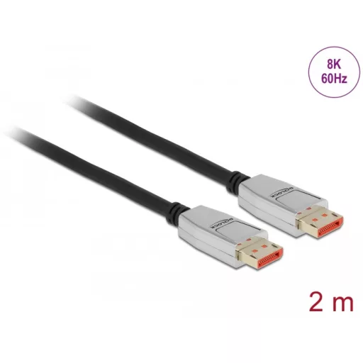 Delock DisplayPort kábel 8K 60 Hz 2 m (87041)
