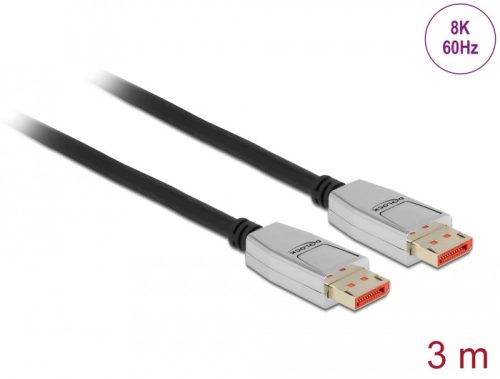 Delock DisplayPort kábel 8K 60 Hz 3 m (87042)