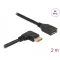 Delock DisplayPort bővítőkábel jobbra néző csatlakozódugóval - csatlakozóhüvellyel 8K 60 Hz 2 m (87078)