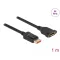 Delock DisplayPort bővítőkábel panelrögzítés 8K 60 Hz 1 m (87095)
