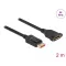 Delock DisplayPort bővítőkábel panelrögzítés 8K 60 Hz 2 m (87097)