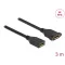 Delock DisplayPort 1.2 kábel csatlakozóhüvellyel - csatlakozóhüvellyel panelrögzítés 4K 60 Hz 3 m (87103)