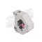 Delock DIN sín adapter Keystone SC Simplex anyával (87182)
