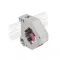 Delock Lila DIN sín adapter Keystone LC Duplex anyával (87195)