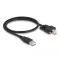 Delock Kábel USB 2.0 A-Típusú dugó - B-Típusú dugó csavarokkal ellátott 0,5 m (87197)