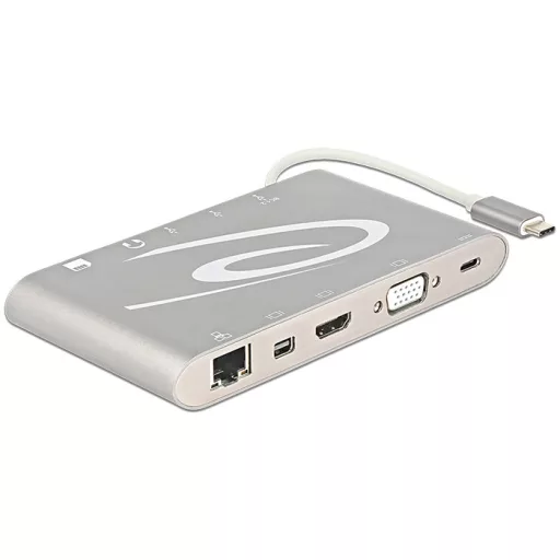 Delock USB Type-C 3.1-es dokkolóállomás, 4K (87298)
