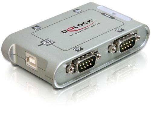 Delock USB 2.0   4 soros port adapter (87414)