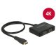 Delock HDMI UHD-es elosztó 1 x HDMI-bemenet > 2 x HDMI-kimenet 4K