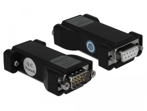 Delock Átalakító 1 x soros RS-232 DB9 port anya - 1 x soros LVTTL / LVCMOS 3,3 V DB9-es port apa ESD (87734)