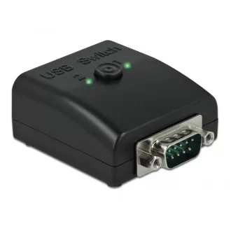   Delock RS-232 váltó és megosztó 1 db. soros DB9   2 db. Kétirányú B-típusú USB 2.0 (87756)