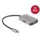 Delock Elosztó USB Type-C  csatlakozóval (DP alternatív mód támogatás) > 1 db HDMI + 1 db VGA csatla