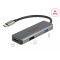 Delock USB Type-C  Dual HDMI adapter 4K 60 Hz és USB portokkal (87780)