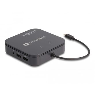  Delock Thunderbolt  3 Mini-dokkoló állomás 8K - DisplayPort / HDMI / USB / LAN / Audio / PD 3.0 (87789)