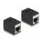 Delock Adapter RJ45 anya - RJ45 anya Cat.6A, fekete (87796)