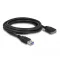 Delock Kábel USB 3.0 A-Típusú dugó - Micro-B Típusú dugó csavarokkal ellátott 1 m (87799)