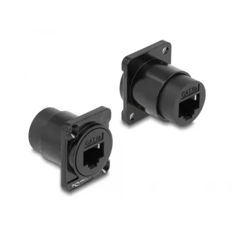   Delock D-típusú Modul RJ45 Cat.6A hüvely - hüvely (87815)