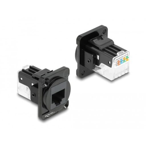 Delock D-típusú Modul RJ45 Cat.6A hüvely - LSA hüvely (87817)