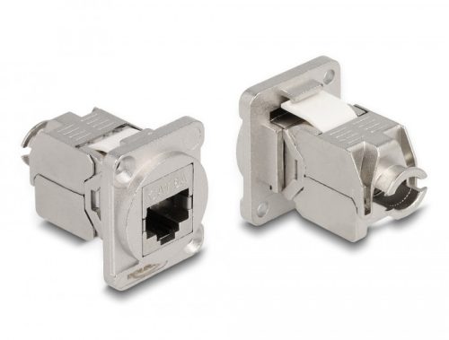 Delock D-típusú Modul RJ45 Cat.6A hüvely - LSA hüvely (87818)