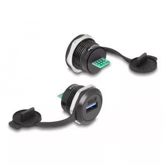   Delock USB 3.2 Gen 1 A-típusú - PCB beépített csatlakozó porvédelmet biztosító fedéllel (87821)