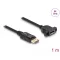 Delock DisplayPort 1.4 kábel 8K 30 Hz apa - anya 1 m panel-csatlakozójú fekete (87825)