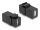 Delock Keystone modul, USB 2.0 A-csatlakozóhüvely > USB 2.0 A-csatlakozóhüvely, fekete (87829)