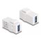 Delock Keystone modul, USB 3.0 A-csatlakozóhüvely > USB 3.0 A-csatlakozóhüvely fehér (1:1) (87832)